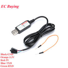 Adaptador de puerto serie CH340 CH340G USB 2,0 a TTL, Cable de descarga actualizado para Arduino, Raspberry Pi, Windows, indicador RGB de 5 líneas 2024 - compra barato