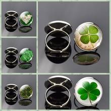 Four Leaf Clover Irish Shamrock ring Good Luck Lucky Charms Amulet Gift St. Patric's Day Lucky rings With Exquisite Gift Package 2024 - buy cheap