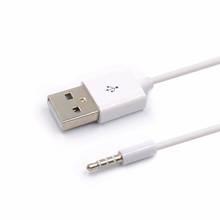 3.5mm Jack to USB 2.0 Data Sync Charger Transfer Audio Adapter Cable cord for Apple iPod 3rd 4th 5th 6th 2024 - buy cheap