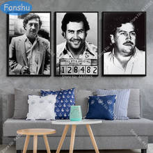 Pablo Escobar Character Legend Retro Poster Canvas Painting Posters and Prints Wall Art  Picture for Living Room Home Decor 2024 - buy cheap