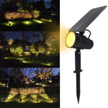Solar Spotlight Waterproof Solar Outdoor Landscape Light 2 Power Modes Auto ON/Off Night Lights for Patio Yard Garden Decoration 2024 - buy cheap