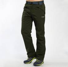 Лыжные брюки мужские флисовые внутри походные брюки мужские водонепроницаемые зимние брюки мужские брюки для кемпинга альпинизма зимние мужские брюки теплые 2024 - купить недорого