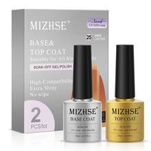 MIZHSE Top Coat Nail Polish 10ml Base Coat Gel For Nails 10ML Primer UV LED Gel Base Primer Soak Off Gel Nail Polish Art Design 2024 - buy cheap