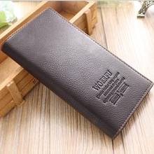 2019 Luxury Brand Men Wallets Long Men Purse Wallet Male Clutch Leather Wallet Men Business Male Wallet Coin 2024 - buy cheap