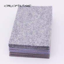 CMCYILING 40 Pcs/Lot 10*15cm Felt  1 MM Thickness Polyester Cloth For DIY Sewing Crafts Scrapbook  Sheets Gray 2024 - buy cheap