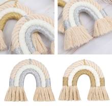 Macrame Wall Hanging Decorative for Boho Home Decor, Party Supplies, Baby Shower, Nursey Dorm Room 2024 - buy cheap