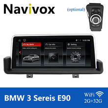 Navivox-reproductor de DVD para coche, Unidad Principal estéreo con GPS, 2 DIN, 10,25 pulgadas, Android 10,0, para BMW E90/E91/E92/E93, unidad izquierda/derecha, 2005-2012 2024 - compra barato