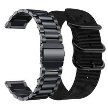 Pulseira de relógio substituível de aço inoxidável, pulseira para huawei watch gt 2 46mm/gt active 46mm/honor magic, gt2 2e 2024 - compre barato