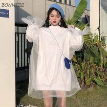Женские толстовки в стиле пэчворк в Корейском стиле, Модная элегантная весенне-осенняя одежда для студенток, милая Лолита ольччан, женская одежда 2021 2024 - купить недорого