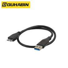 Ouhaobin Супер Скоростной USB 3,0 штекер A к Micro B кабель для внешнего жесткого диска HDD 45 см компьютерные кабели Прямая поставка в наличии 2024 - купить недорого