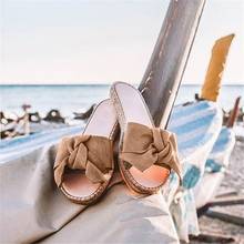 Zapatillas de moda para mujer, sandalias de Torridity con lazo, Chanclas de interior y exterior, zapatos de playa de talla grande 35-43, novedad de 2021 2024 - compra barato