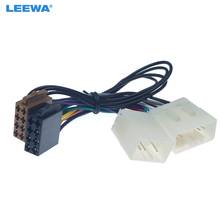 LEEWA 5set Car Stereo Conversion Plug Wire Adapter For Mazda to ISO CD Radio Wiring Harness Original Head Units Cable #CA6324 2024 - buy cheap