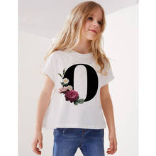 Harajuku Summer Tee Shirt Enfant Fille Letters Plant T Shirt Boy Round Neck Fashion T Shirt Kids Casual Short Sleeve Tshirt Girl 2024 - buy cheap