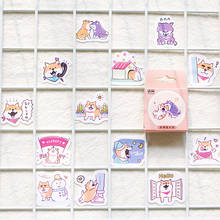 Lolede 50pcs/set Sprouting Dog Stickers Cartoon Waterpoof DIY Baby Toys for Children Kids Boy Girl Gift 2024 - buy cheap