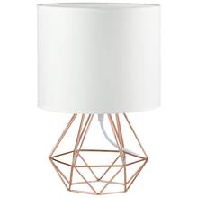 Lámpara de mesa geométrica Retro decorativa, luz para dormitorio, sala de estudio, enchufe europeo 2024 - compra barato