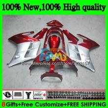 FJR1300A For YAMAHA FJR-1300 FJR1300 01 Silver red 02 03 05 06 07 119BS.4 FJR 1300 2001 2002 2003 2004 2005 2006 2007 Fairing 2024 - buy cheap