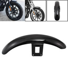 Guardabarros delantero negro brillante para motocicleta Harley Sportsters XL883 XL1200 N R L X48 72 2024 - compra barato
