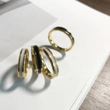 MANGOSKY-anillos de acero inoxidable para hombre y mujer, 4mm 2024 - compra barato
