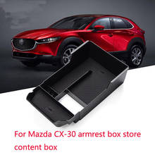 Caja de almacenamiento con reposabrazos para Mazda, contenedor con reposabrazos, accesorios de reacondicionamiento, decoración interior de coche, estilo de coche, para Mazda CX-30 CX30 2020 2021 2024 - compra barato
