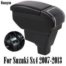 Apoio de braço para suzuki sx4 2005-2012, console central, caixa de armazenamento, giratório 2007, 2013, 2008, 2009 e 2010 2024 - compre barato
