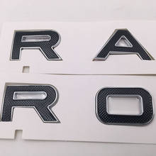 Эмблема с буквами для RANGE ROVER VELAR Logo SV автобиография Ultimate Edition открытие спортивный автомобиль Стайлинг капот багажник значок наклейка 2024 - купить недорого