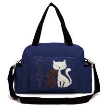 Brand Canvas Tote Bag Women Cat Handbags Female Designer Large Capacity Leisure Shoulder Bags Big Travel Bags Bolsas S2364 2024 - buy cheap