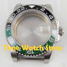 40 мм водонепроницаемые часы с сапфировым стеклом чехол зеленый черный керамический Безель 316L нержавеющая сталь Fit Miyota 8215 ETA 2836 механизм C97 2024 - купить недорого