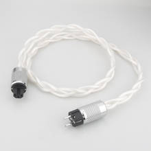 5n occ único cristal eua & ue alta fidelidade prata cabo de alimentação ac audiófilo amplificador áudio dac filtro fibra carbono ródio chapeamento plug 2024 - compre barato