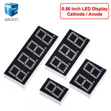 0.56 inch LED display 7 Segment 1 Bit/2 Bit/3 Bit/4 Bit Digit Tube Red Common Cathode / Anode Digital 0.56 inch led 7segment 2024 - buy cheap