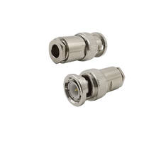 Abrazadera de enchufe BNC macho Q9 RG58 RG142 RG223 LMR195 50-3, conector RF coaxial, adaptador de enchufe BNC recto, 1 ud. 2024 - compra barato