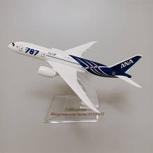 Alloy Metal Japan Air ANA B787 Airlines Airplane Model ANA Boeing 787 Airways Plane Model Stand Aircraft Kids Gifts 16cm 2024 - buy cheap