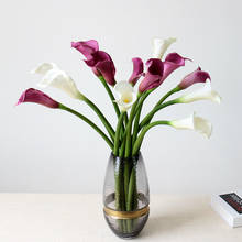 Высококачественный искусственный цветок лилии каллы стрельба Реквизит стол встречи искусственный цветок для свадьбы украшение дома 2024 - купить недорого