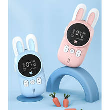 Walkie Talkie Children 2pcs Cartoon Bunny Design 1 Pink 1 Blue Children's radio Walky Talky Child Birthday New Year Gift 2024 - buy cheap