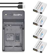 Durapro-bateria li-ion de 3.7v e 1050mah, 4 peças, para nikon s8200 s9100 s9200 s9300 p300 p310 2024 - compre barato