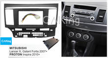 Panel de Radio Fascia para coche MITSUBISHI Lancer , Galant Fortis 2007 + / PROTON Inspira 2010 + Kit de ajuste de tablero adaptador de placa Facia 2024 - compra barato
