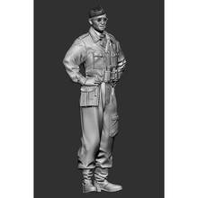 Figura de resina do homem guerreiro, 75mm de altura, conjunto miniatura sem montagem 2024 - compre barato