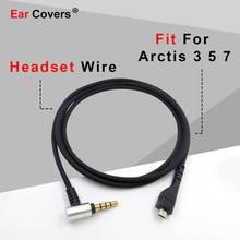 Cabo de fone de ouvido para steelseries arctis 3 5 7, substituição de cabos de áudio 2024 - compre barato