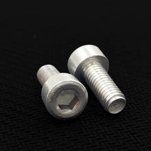 30pcs M2 Allen screws aluminum hex socket screw hexagon slot bolts cap head 6063 AL bolt 4mm-12mm long 2024 - buy cheap