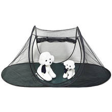 Portable Pet Playpen Tent Turtles Dog Anti-Mosquito Net Fence Foldable Outdoor Puppy Kennel Cat Travel Cage Mesh Shade 2024 - buy cheap