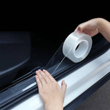 Car Door Sill Protector Nano Sticker Tape Bumper Strip for SEAT cover Altea Ibiza Cupra Leon Cupra MK1 MK2 Toledo 2024 - buy cheap
