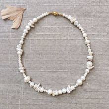 Creative design irregular pearl necklace Women Wedding Baroque Pearl Jewelry handmade high quality gift choker wholesale 2020 2024 - buy cheap