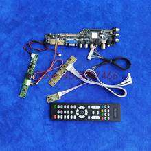 ЖК диск board kit USB + VGA + AV LDE LVDS-30Pin 1920*1080 DVB 3663, цифровой сигнал подходит для G156HAN02/T215HVN01/T215HVN05/M250HTN01 2024 - купить недорого