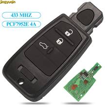 Jingyuqin Remote Smart Car Key Control 433MHZ PCF7952E 4A Chip For Fiat Viaggio Ottimo 3 Button 2024 - buy cheap