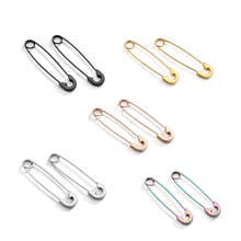 Gothic Stainles Steel Earrings Safety Pin Long Stud Earrings Ear Threader Prevent Allergy Punk Paperclip Fashion Jewelry brincos 2024 - buy cheap