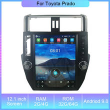 12.1 '' Android 9.0 Car Navigation Radio Receiver Video Player For Toyota Prado Stereo Multimedia Player Auto Radio 2024 - buy cheap