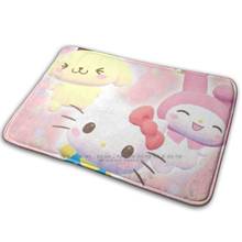 Pink Kitty Y2k Aesthetic Mat Rug Carpet Anti-Slip Bedroom Entrance Door Mat 90s 2000s Y2k Kitty Pink Bunny Soft Frog Vintage 2024 - buy cheap