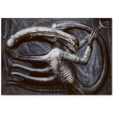 Hr Giger Li II Classic Horror Alien Movie SILK POSTER Wall painting 24x36inch 2024 - buy cheap