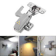 LED Inner Door Hinge lamp Under Cabinet Light Universal Wardrobe Light Sensor Led For Cupboard Closet Kitchen Bedroom 2024 - buy cheap