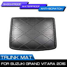 Car Rear Trunk Boot Mat Waterproof Floor Mats Carpet Anti Mud Tray Cargo Liner For Suzuki Grand Vitara 2015 2024 - buy cheap