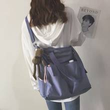 Bolso de lona de gran capacidad para mujer, bolsa de mano tipo cubo, cesta cruzada, informal, impermeable, Oxford 2024 - compra barato